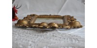 Cadre baroque rétro en métal doré ajouré