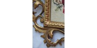 Ornate Baroque Gilded Metal Wall Frame
