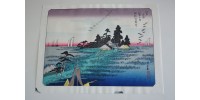  Estampe originale encadrée de Hiroshige Ando
