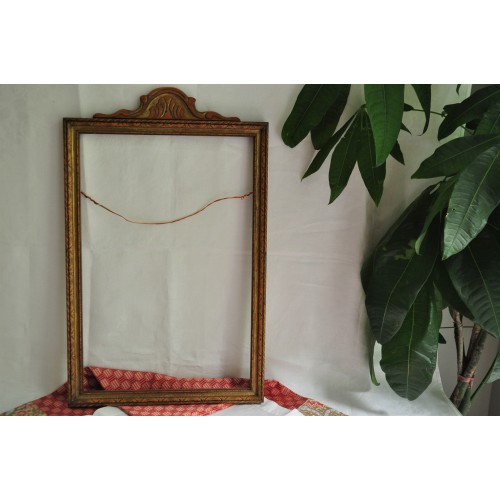 Art Deco Period Wood Mirror Frame