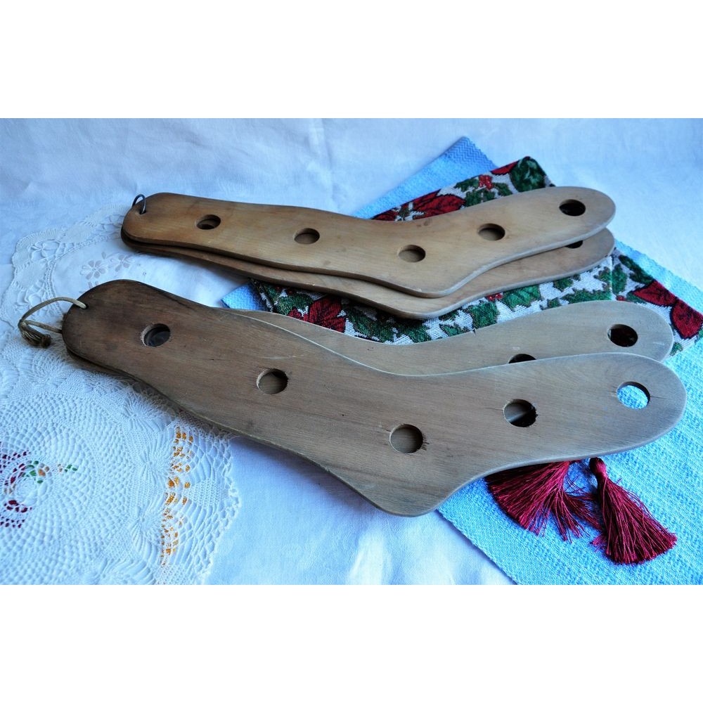 Scottish traditional wooden clothes poles/ stretchers