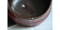 Beurrier Abenakis céramique de Beauce vintage