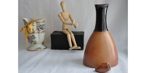 Sial Pottery Famous Oval Design Decanter
