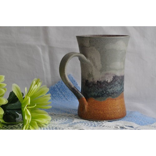 Handcrafted Art Pottery Coffee or Beer Mug