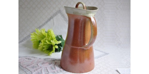 Vintage Sial Large Stoneware Coffee Pot
