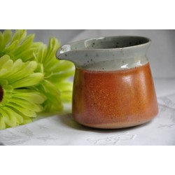 Sial Oval Grey & Rust Stoneware Creamer