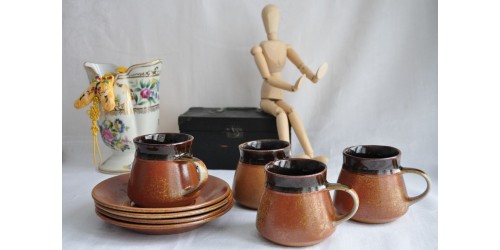 Sial Stoneware Espresso Lungo 7.5 cm Cups
