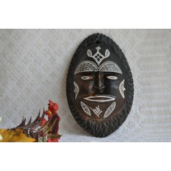 Vintage Clay African Wall Mask