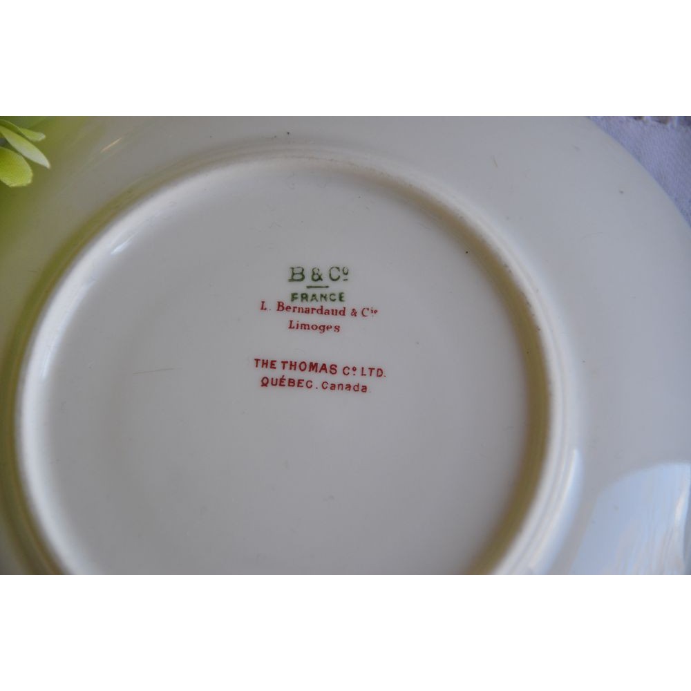 Service de table en porcelaine de Limoges - Centre Vaisselle - Porcelaine  blanche et décorée, plats et assiettes , tasses