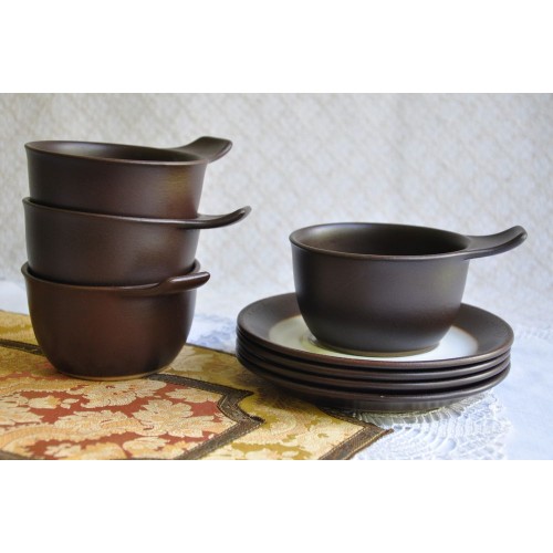 Figgjo Norway Oven Bowls with Underplates