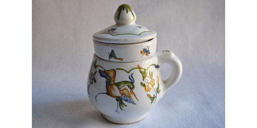 Hand Painted Tea Pot W/Lid and Strainer