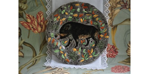 Hand Painted in France Hunt Motif Charger