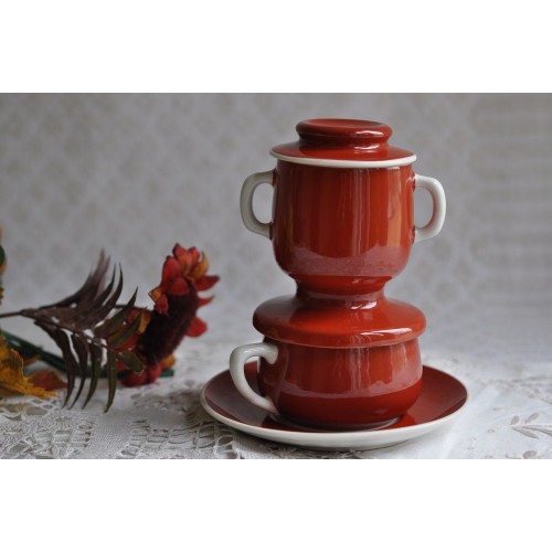 Limoges Porcelain Vintage Filter Coffee Cup