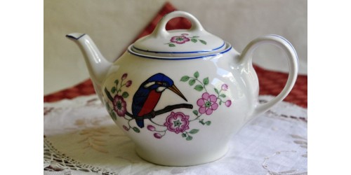 Old SZ & Co Bavaria Porcelain Tea Pot