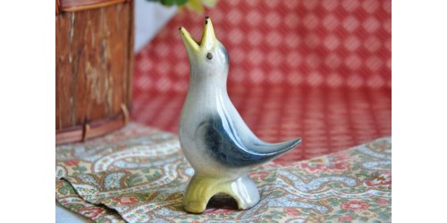 Antique Ceramic Pie Bird