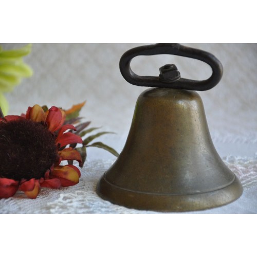 Antique Shopkeeper Solid Brass Bell
