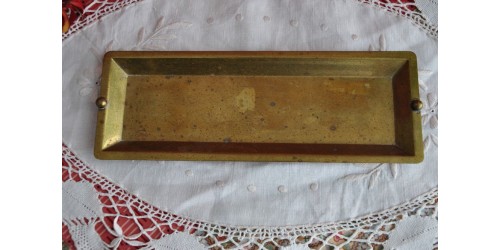 Antique Rectangular Brass Tray
