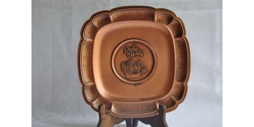 Quebec 1534-1984 Commemorative Copper Plate