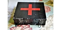 Vintage Emergency First Aid Metal Box