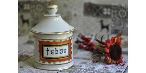Antique French Porcelain Apothecary Jar