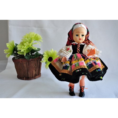 Vintage Folk Doll with traditional costume