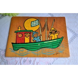 Vintage Handcrafted in Quebec Child Puzzle