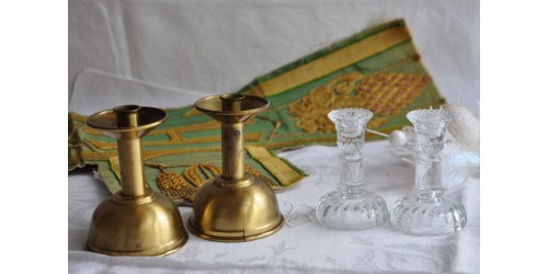 Vintage Miniature Toy Candle Holders