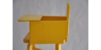 Handmade Painted Wood Doll High Chair