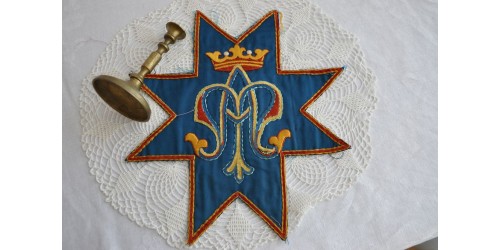 Antique Ecclesiastical Embroidery Appliqué