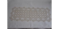 Vintage Fine Tatting Lace Table Runner