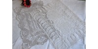 Hand Made Needle Lace Rectangular Doilies