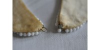 Collier fantaisie ras du cou perlé vintage