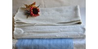 Antique Hand Cut and Woven Rag Blanket