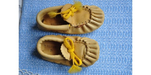 Premium Leather Native Baby Moccasins