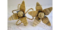 Handmade Woven Rye Straw Flowers