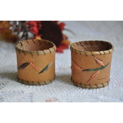 Native Napkin Rings with Porcupine Quills