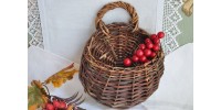 Small Willow Wall Hanging Basket