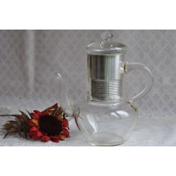 Antique French Pyrex Filtration Coffee Pot