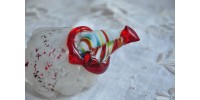 Carafe clown en verre de Murano vintage